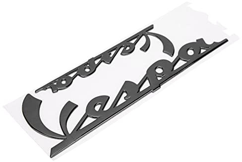 1 Stück Flexible Kunststoff-Autoaufkleber für Autos für GTS300 LX125 LX150 125 150 IE Sprint Primavera 300 LX LXV Super (Schwarz)