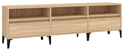 vidaXL TV Cabinet Sonoma Oak 150x30x44.5 cm Engineered Wood