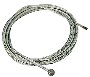 Cavo Filo Frizione Diametro 2,5 mm Lunghezza 1,75 Metri Terminale Diametro 6 mm per Moto Scooter Universale Varie Applicazioni