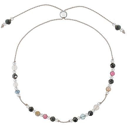 Zodiac Sign Libra Bracelet | Silver, Gemstones | Adjustable Star Sign Horoscope Bracelet | Handmade Zodiac Jewelry | Astrology Bracelet with Gift Box | One Size Fits For All