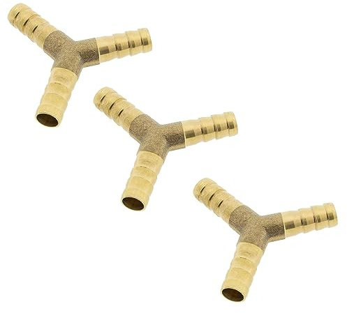 3 x der kleine Handwerker Druckluft Y-Verbinder 8mm mit 3 Anschlüssel Druckluftverbinder Y-Verteiler Spar-Set