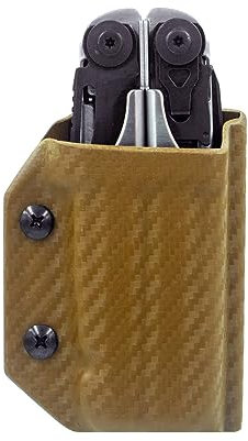 Clip & Carry Schnellziehholster, kompatibel mit LEATHERMAN Surge (braun)