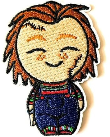 Hobbies and Patch Iron On Embroidered Patch Horror Characters Chucky Killer Doll Killer Vintage Iron On Or Sew On Decoration Backpack Sweatshirt Knit Bag Applique