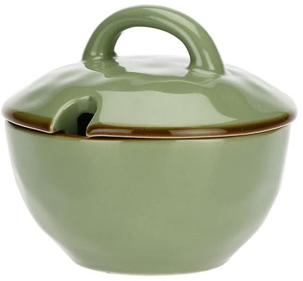 ROSE & TULIPANI Concerto Sugar Bowl 250 ml Olive Green Stoneware