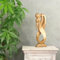Oriental Galerie Figur Holz Holzfigur Abstrakt Deko Dekofigur Paar Couple Designer Skulptur Natur 50 cm