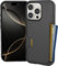 Smartish® iPhone 16 Pro Wallet Case - Wallet Slayer Vol. 1 [Slim + Protective] Credit Card Holder - Drop Tested Hidden Flip Card Slot Cover Compatible with Apple iPhone 16 Pro - Black Tie Affair