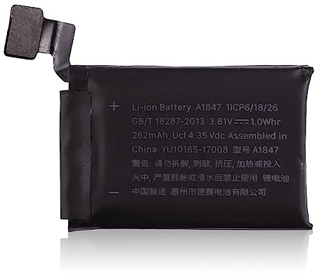Batteria di ricambio SwarKing A1847 compatibile con Apple Watch Series 3 38 mm versione GPS