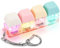Keyboard Fidget Toy, Fidget Keyring, Fidget Toys Adults Desk Toys Skin Picking Fidget Toys with Lamp Funny Button Fidget Toy for to Relief Stress Pass The Time Decompression Gift for Boys Girls