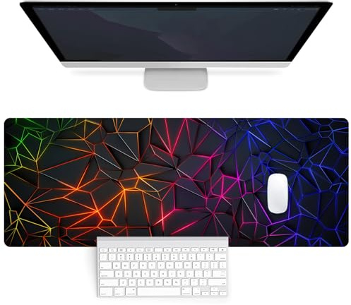 Mouse Mat - 31.5X11.8inch Mouse Pad with Soft Smooth Surface & Non-Slip | Computer Keyboard Desk Mat for Office & Home