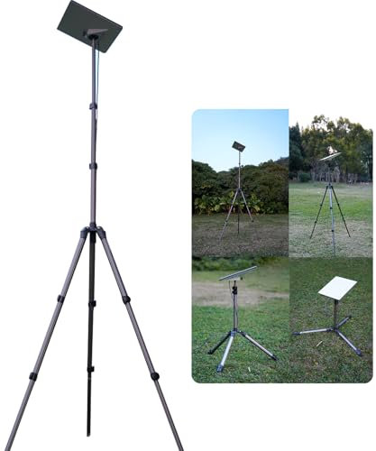 ORLN'K Stativ für Starlink Mini, Aluminiumlegierung, Höhe 48,3–200,7 cm, maximales Gewicht 6,8 kg, mit Stativadapter (Mokka-Moussebraun)