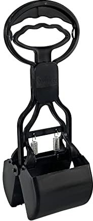 Andiker Paletta per escrementi di animali domestici, paletta portatile per rifiuti di animali domestici, paletta per escrementi di cani, pinza per rifiuti di animali domestici, molla ad alta