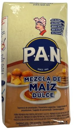 Harina PAN Mezcla de Maíz Dulce para Cachapas, Arepas y Bollos Venezolanos