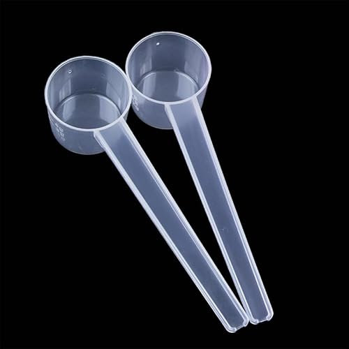 6Pcs Plastic Measuring Spoon, 2g 3g 4g 5g Protein Scoop Washing Powder Scoop Reusable Dosing Scale Cups Dishwasher Safe 10ml for Coffee Spices Flour Milk Powder Liquids Cooking Fitness Kitchen