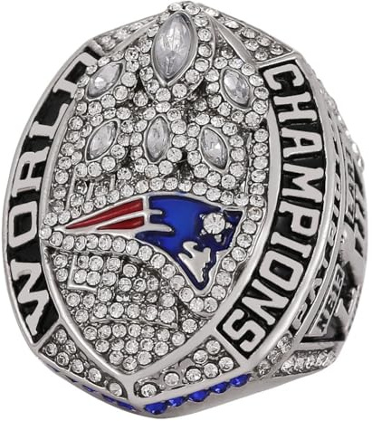 WZZXJQNRHF Football-Meisterschaftsringe 2018 Patriot-Champion-Ringt Holz-Displaybox, Souvenir-Schmuck, Geschenke Für Fans, Familie, Freunde, Alumni/11#