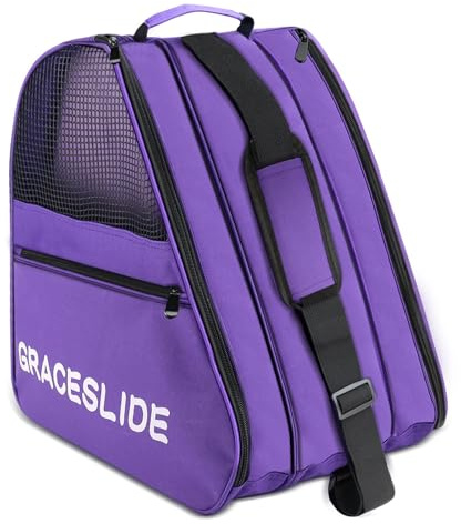TUZHE Rollschuh Tasche Inliner Tasche Kinder | Schlittschuhe Tasche Skatertasche Schlittschuhtasche für Rollschuhe und Eislaufschuhe