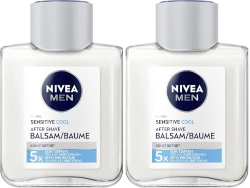 NIVEA MEN SENSITIVE COOL AFTER SHAVE BALSAM (Packung mit 2)