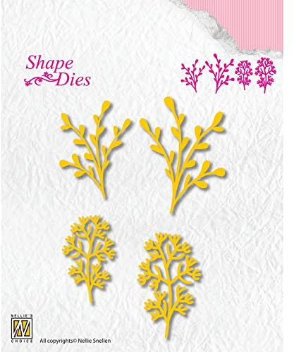 Stanzschablone - Nellies Choice Shape Die - Blätter-3