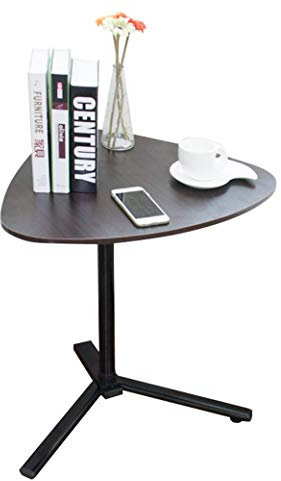 Portable PC Portable Table Workstation Ordinateur de Bureau Support de Bureau Plateau Hauteur réglable | Support de Bureau Support de Bureau pivotant à 360 ° Couleur Noyer Noir