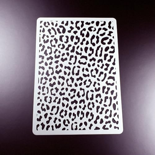 Schablone Leoparden Fell Muster Pattern - BM07