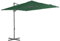 vidaXL Ampelschirm Stahl Grün 250x250cm Sonnenschirm Kurbelschirm Gartenschirm