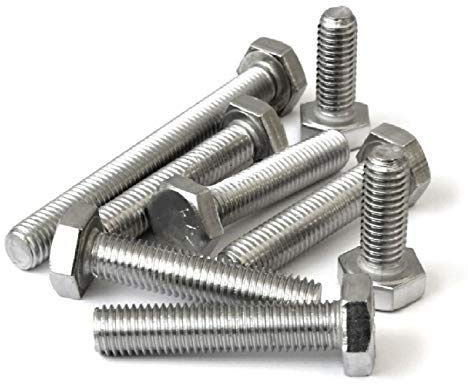 10 x Hex Head Set Screw Bolts M10 x 40mm, Fully Threaded,