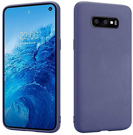 HSP Coque Bleue Compatible avec Samsung Galaxy S10e | Étui en Silicone TPU de qualité supérieure | pour Le Chargement à Induction | Résistant aux Rayures et aux Chocs | Surface Mate | Mince