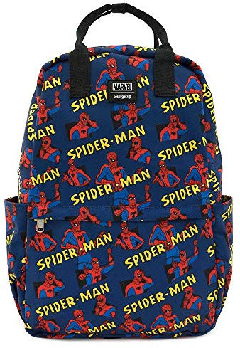 Loungefly Spiderman AOP Square Nylon Backpack