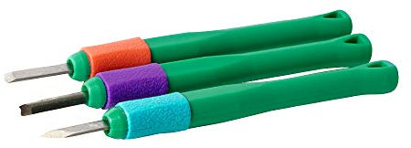 PRO'SKIT Lot de 3 couteaux de sculpture pour imprimante 3D - Longueur : environ 145 mm - Pour la construction et l'impression 3D