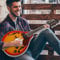 Mandolin Sunburst, Mandolin 8 Strings Musical Instrument Sunburst One Style Electric Acoustic Mandoline with Storage Bag