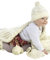 SAOL Irische Babydecke 100% Merinowolle Aran Throw