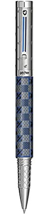 Montegrappa Harry Potter House Colours Tintenroller aus Edelstahl und Messing in der Farbe Ravenclaw, Länge: 14,1cm, ISHPRRRC