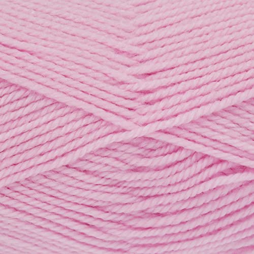 King Cole Comfort Aran Super Soft Acrylic Nylon Knitting Yarn (Candy Pink - 3203)