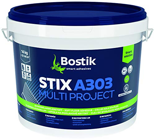 Bostik Stix A303 Multi Project Multiklebstoff Bodenbelag Kleber 14kg Eimer