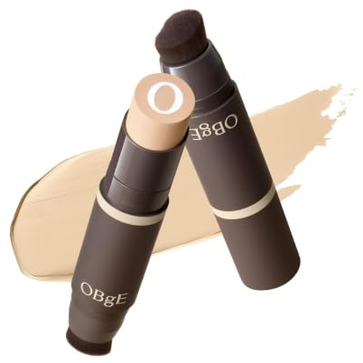 OBgE Natural Cover Foundation Stick Foundation Mit Pinsel Für Makellose Hauttonkorrektur Und Deckkraft. Langanhaltender Halt Für Den Täglichen Gebrauch. 21 (0,5 Oz) Elfenbein,