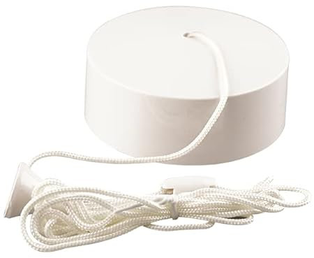 WK Electrical - White 6AX (10A) 2-Way Ceiling Pull Cord Switch - Screwless for Direct replacement & Easy Fitting