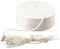 WK Electrical - White 6AX (10A) 2-Way Ceiling Pull Cord Switch - Screwless for Direct replacement & Easy Fitting