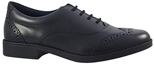 Clarks Aubrie Tap Y Girls Senior School Shoes 7 UK Black