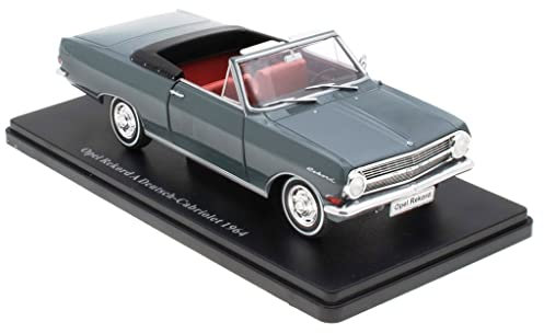 - Sammlermodellauto 1/24 kompatibel mit Opel Rekord A Deutsch Cabriolet - 1964 - OP015