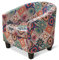 jianyana Housse de Chaise Chesterfield Cabriolet, Housse de Chaise de Baignoire, Housse de Fauteuil Protecteur de Chaise de Club Ensemble, Housse de Meubles Extensible élastique, (colorée)