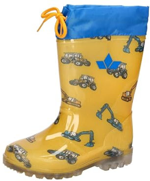 Lico Unisex Kinder Power Blinky Stiefelette, Gelb Blau, 33 EU