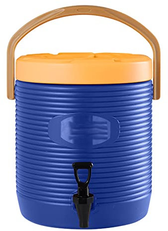 IMPREC Contenedor Isotérmico Acero Inoxidable, Gran Capacidad con Grifo Cubo De Catering Aislado For Reuniones Familiares LYWY (Color : Blue, Size : 9L)