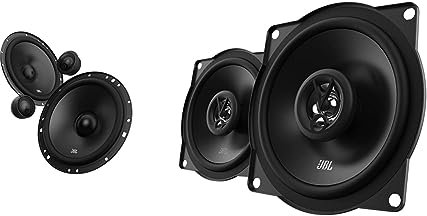 JBL Stage1 601C Système Car Audio Enceinte Voiture à 2 Voies - Ensemble d' Haut Parleur Voiture Composants de 200 Watts de16-17 cm & Stage1 51F Haut Parleur Voiture 2 Voies de Harman Kardon