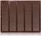 500x400mm Griglia di Ventilazione in Acciaio Marrone con Zanzariera - Griglie di Aerazione in Metallo