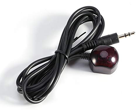 Fernbedienungs-Verlängerungskabel, 3,5-mm-IR-Blaster-Empfänger, Zum Anbringen an AV-Geräten, Plug-and-Play, Empfohlen für AV-Geräte und Kabel-STB-Boxen