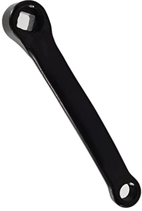 KieTeiiK Fahrrad Vollmassiver Kurbelarm Mountainbike 170mm/165mm/152mm Rhombus Kette Kurbelpedal Pleuelstange Zubehör Linker Handkurbel Arm 152mm