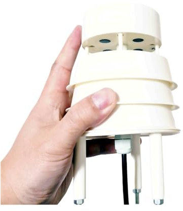 Sensor de Velocidad del Viento Anemómetro de grúa de paletas for toldo, sensor de velocidad y dirección del viento 4G for invernadero, protección del medio ambiente, estación meteorológica, cría y otr