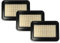 vhbw set 3x filtro a pieghe piatte compatibile con Makita VC4210M aspirapolvere - Elemento filtrante
