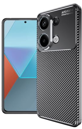 betterfon Hülle Kompatibel mit Xiaomi Redmi Note 13 Pro 4G | Handyhülle Silikon Back Cover Case für Redmi Note 13 Pro 4G TPU Bumper | Schwarz