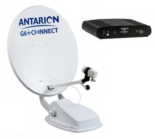 Antarion Parabole Satellite Automatique connecté 65cm Camping Car