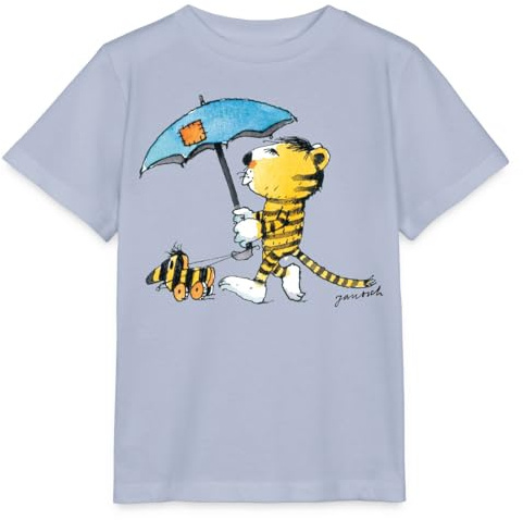 Janosch Kleiner Tiger Tigerente Mit Schirm Kinder Basic T-Shirt